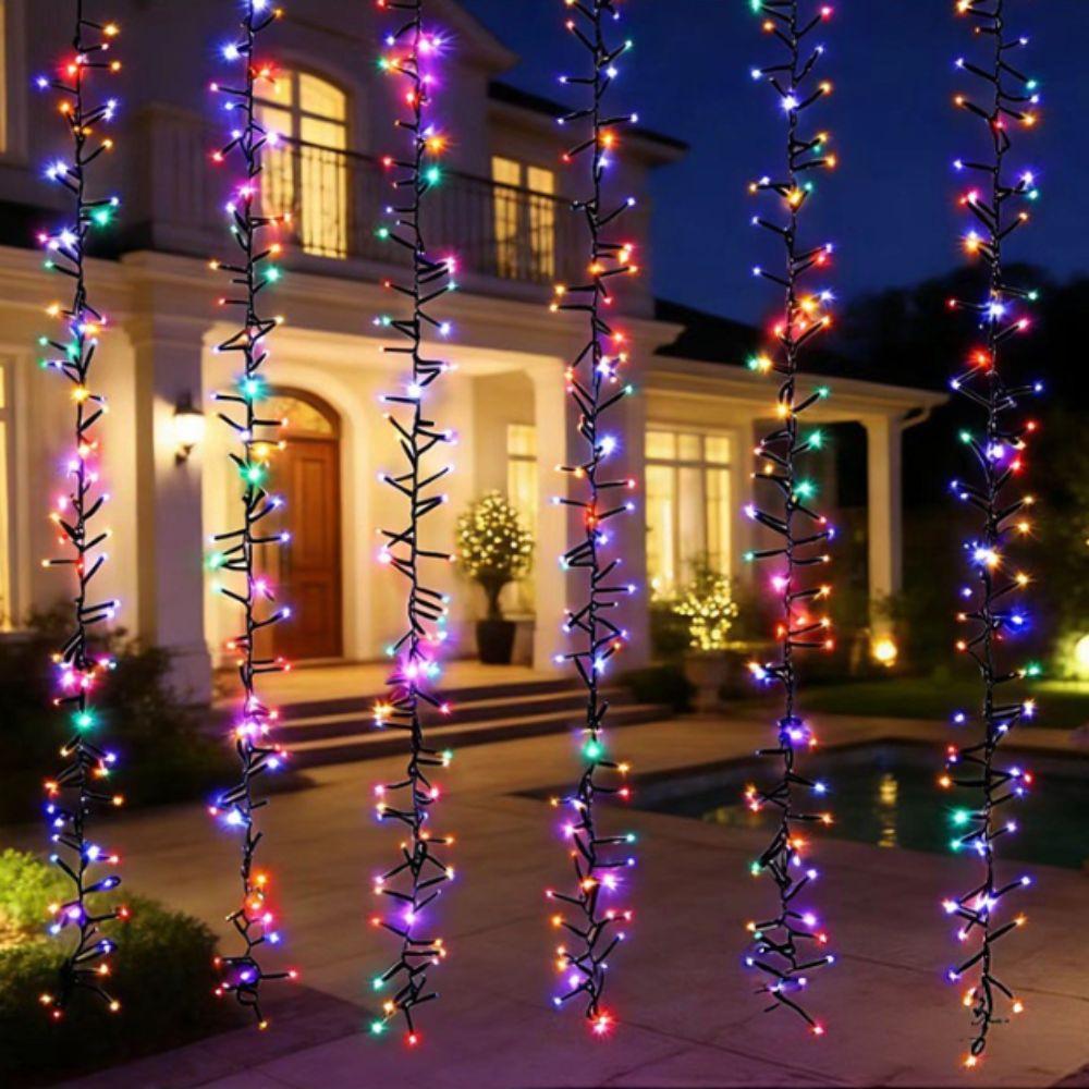 LED String Lights Waterproof Icicle Lights Waterfall Firecracker Waterfall Lights  Street