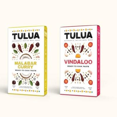 Карри Тулуа Малабар + Паста Виндалу Готовая к приготовлению | Кулинарная паста | 1 упаковка на 4-6 порций | Без консервантов | 2x160 г