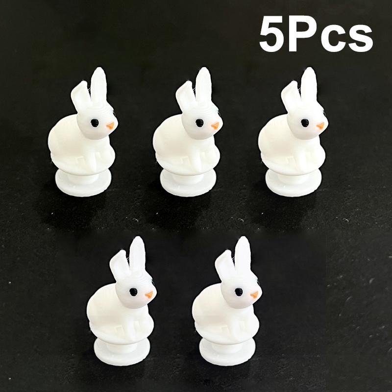 1/3/5 шт. Милые подвески-кролики для обуви, Прекрасные мини-пряжки-кролики, Декор для пляжных шлепанцев, Аксессуары для DIY-сандалий