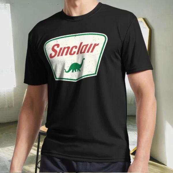 New Shirt Sinclair Dino Gas Station Active Logo T-Shirt Funny Size S to 5XL