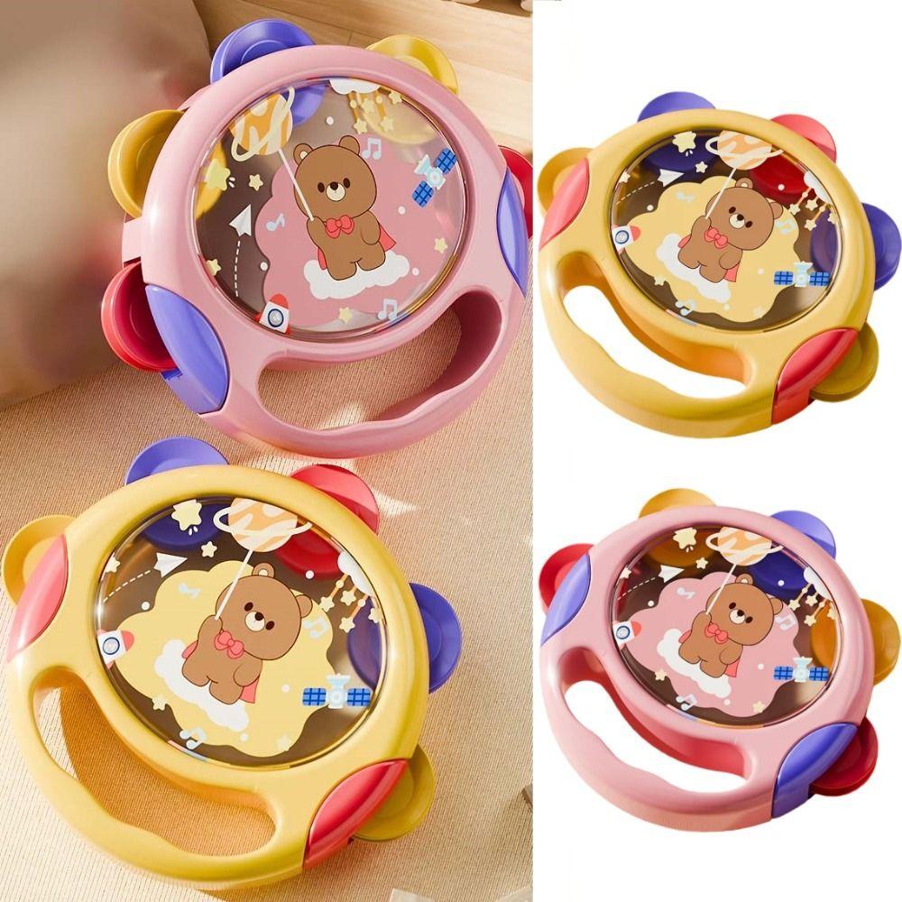Clapping Drum Hand-held Drums Learning Toys Percussion Sound Toy Baby Tambourines Kids Toy
