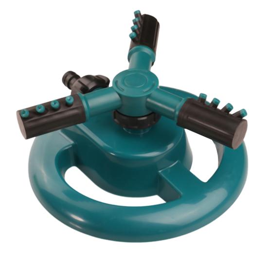 1/2 шт. вращающийся на 360 градусов разбрызгиватель для газона с 3-мя рычагами, более широкий охват на 3600 квадратных футов