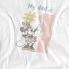 Minnie Mouse Girls My Dad is No 1 Watercolour T-Shirt