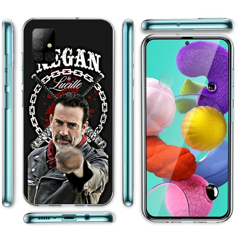 Negan The Walking Dead Phone Case For Samsung Galaxy A52 A51 A50S A32 A22 A12 A02S A72 A71 A31 A70 A30S Note 20 Ultra 10 Plus S1