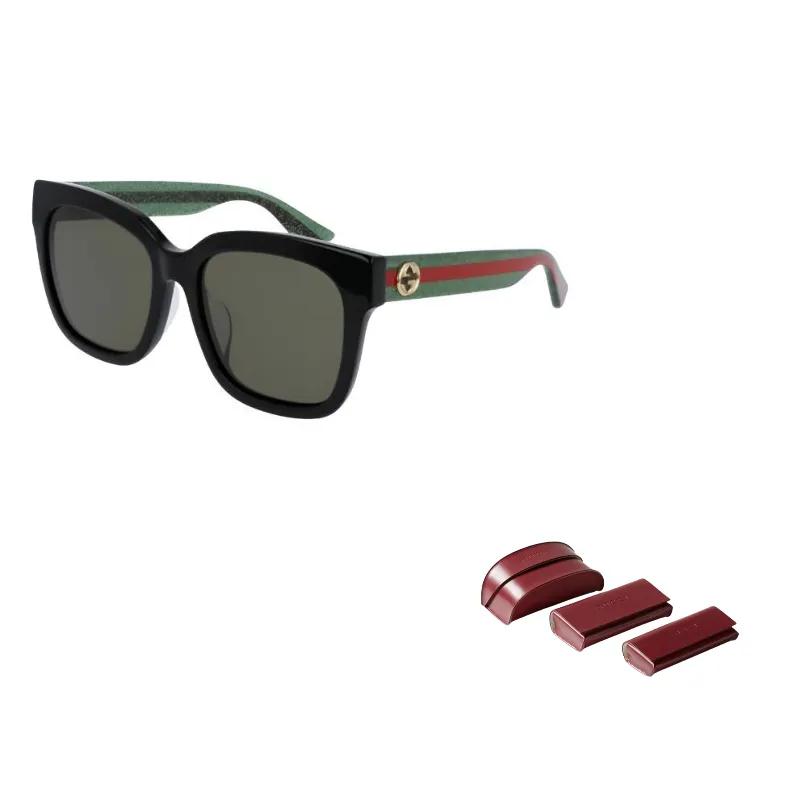GUCCI Eyewear Double G Square frame Sunglasses (Unisex) Sunglasses GG0034S