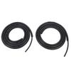 1 Pair Front Door Seal Weatherstrip Kit Rubber Windproof Reduce Noise Replacement for Bronco Front