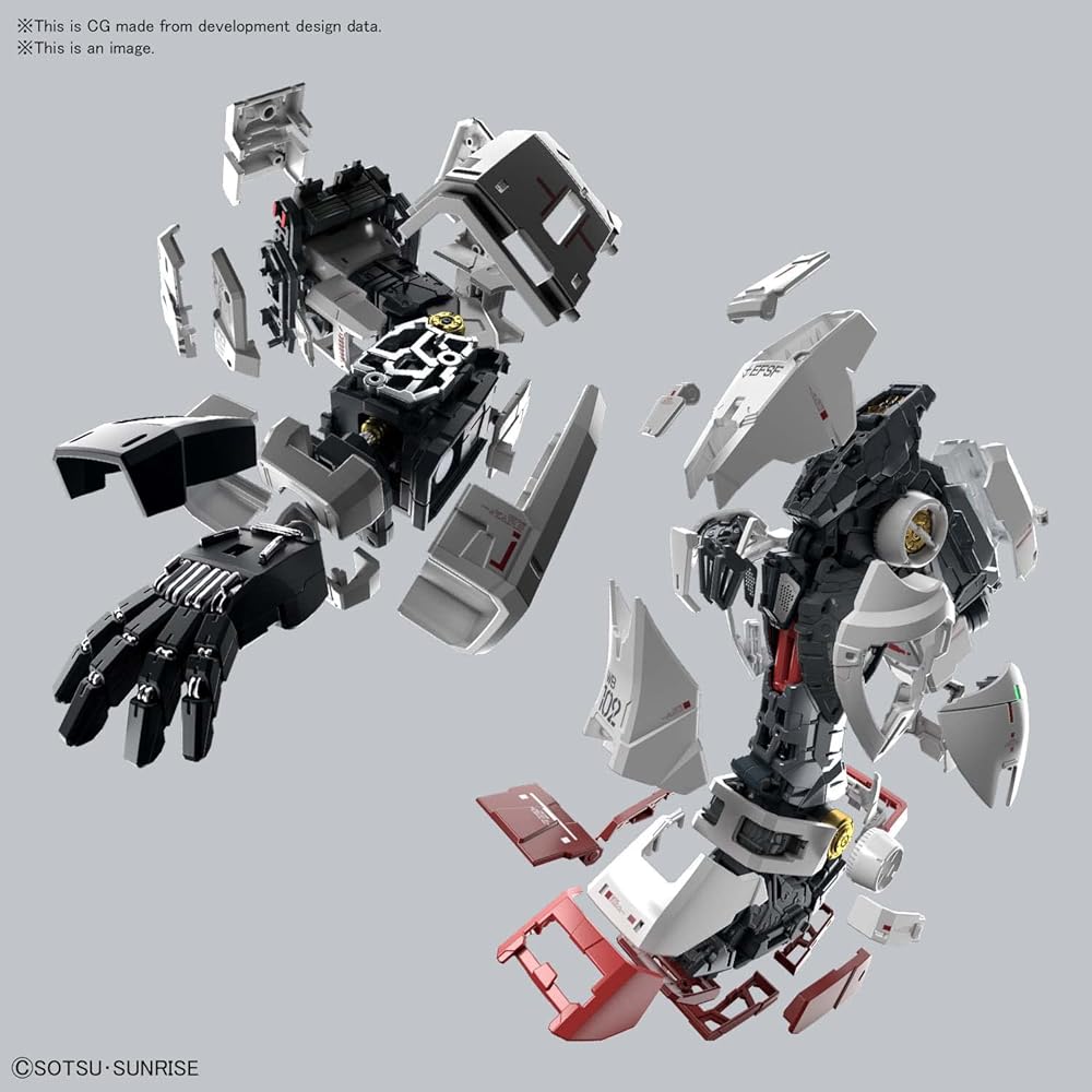 Пластиковая модель Gundam RX-78-2 в масштабе 1/60 серии PG Unleashed, с цветовой кодировкой