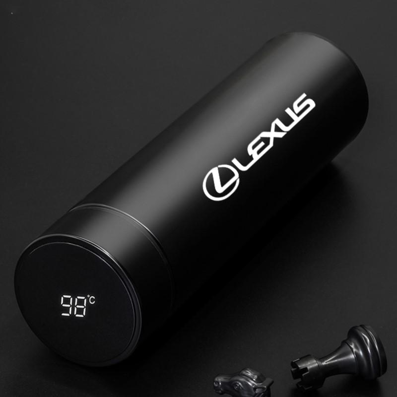 MVTT4 Car Logo Thermos Leakproof Cup Portable Bottle Auto Accessorie For Lexus CT ES GS NX IS250 CT200h IS300h ES300h ERX400h NX300h