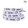2 шт. Шнурки Sanrio Мультяшные Cinnamon Kuromi Hello Kitty Плоские Шнурки для Обуви Аксессуары Шнурок 120 см Подарки для Девочек