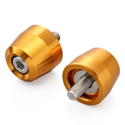 Мотоциклетные грузики на руль Daytona Kawasaki M8 Фрезерованный алюминий Поверхностный тип Золотой 63819