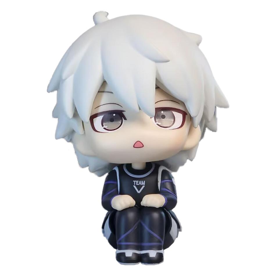 Фигурка-кукла Blue Lock Kawaii Nagi Seishiro Isagi Yoichi в сидячем положении, настольная модель, аниме-персонаж, креативный подарок на день рождения.