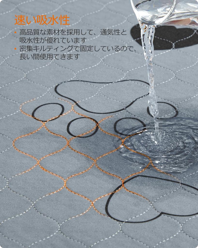 FEANDREA Pet Mat Set of Dog Mat Pee Pet For Dogs and 91 x 122 см PTD036G01 2, Коврик, Брезент, Кошки, Моющийся, Впитывающий, Противоскользящий, Антибактериальный,