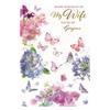 Simon Elvin Happy Anniversary To My Wife You Are So Gergeous Greetings Card (Pack of 6)