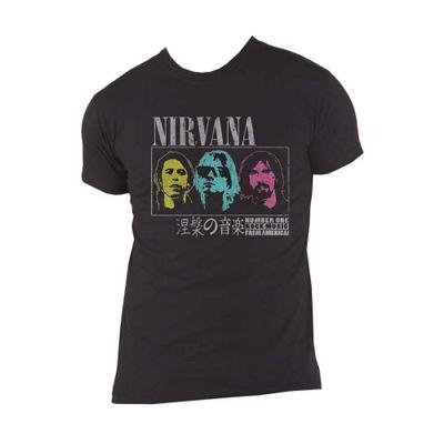 Nirvana Унисекс для взрослых, Япония! Хлопковая футболка