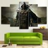 5Pcs Viking Raganar Nose Warrior Legendary 5 Piece Canvas Wall Art Print Home Decor Paintings Poster No Framed 5 Pieces Modern