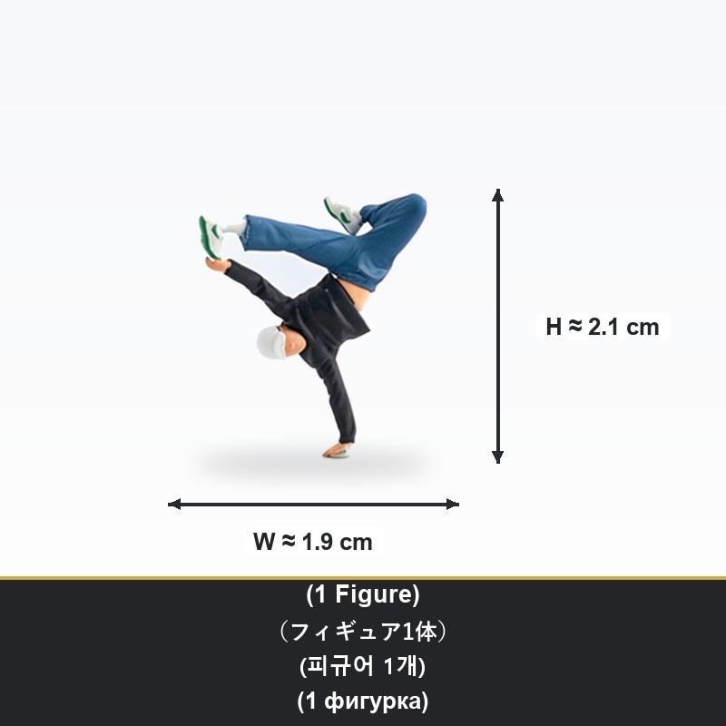 Resin Model 1/64 Dance Machine Miniature Figures Minifigure Model Kit Model Props Creative Photography Display