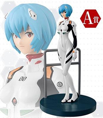 BANPRESTO Фигурка Рей Аянами, выигранная лотереей Итибана, Мемориал Евангелиона, приз ~ 1995-2015 гг. ~