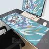 Genshin Impact Gaming Columbina XXL Overlock Large Mouse Pad Non-slip Base Keyboard Anime Esports Desk Mat HD Printing Mousepad