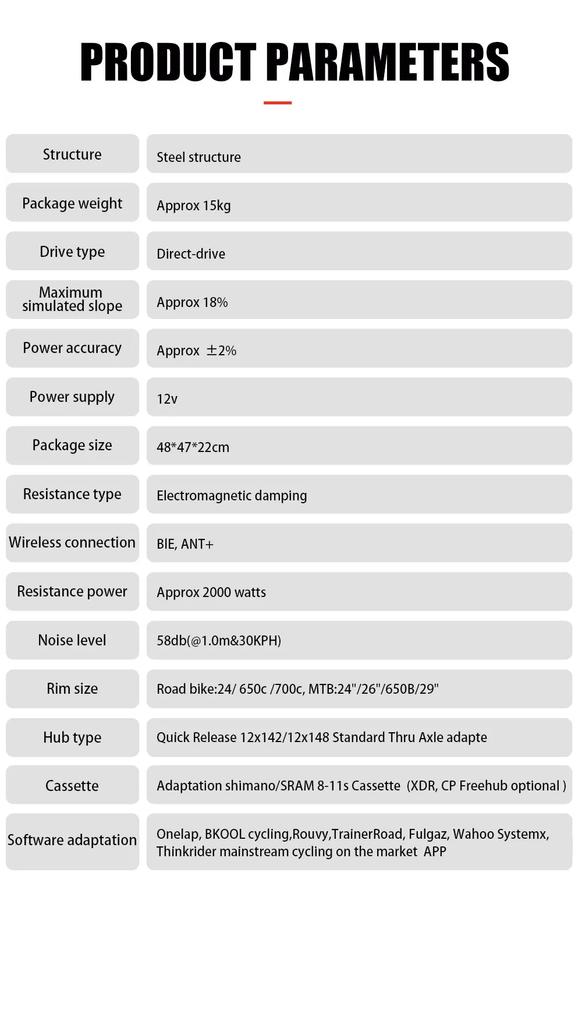 New ThinkRider X2 Smart Bike Trainer MTB Road Bicycle Home Trainer Built-in Power Meter Power Meter Compatible