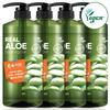 C2Y Aloe Soothing Gel Large Capacity Pump Moisturizing Cream Aloe Vera Gel, 1L, 4 Units
