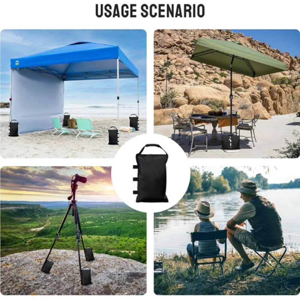 Wind Resistance Sand Bags Oxford Fabric Tent Weights Portable Canopy Anchor Carport