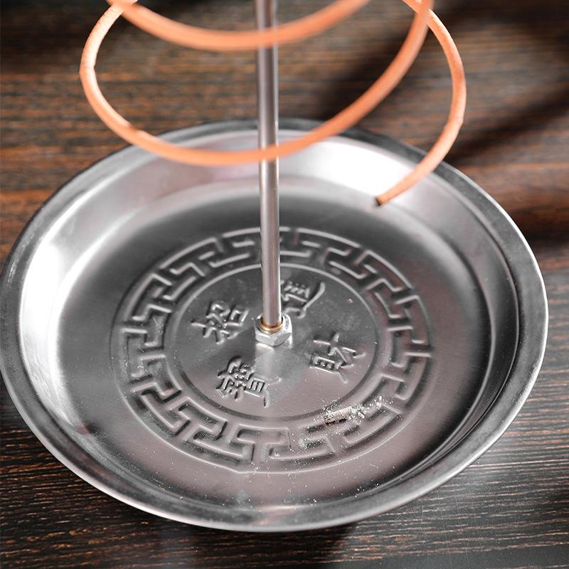 Регулируемый поднос для благовоний из нержавеющей стали, курильница из сандалового дерева, бытовая гостиная, спальня, подставка для благовоний от комаров, поднос для благовоний, базовый кронштейн