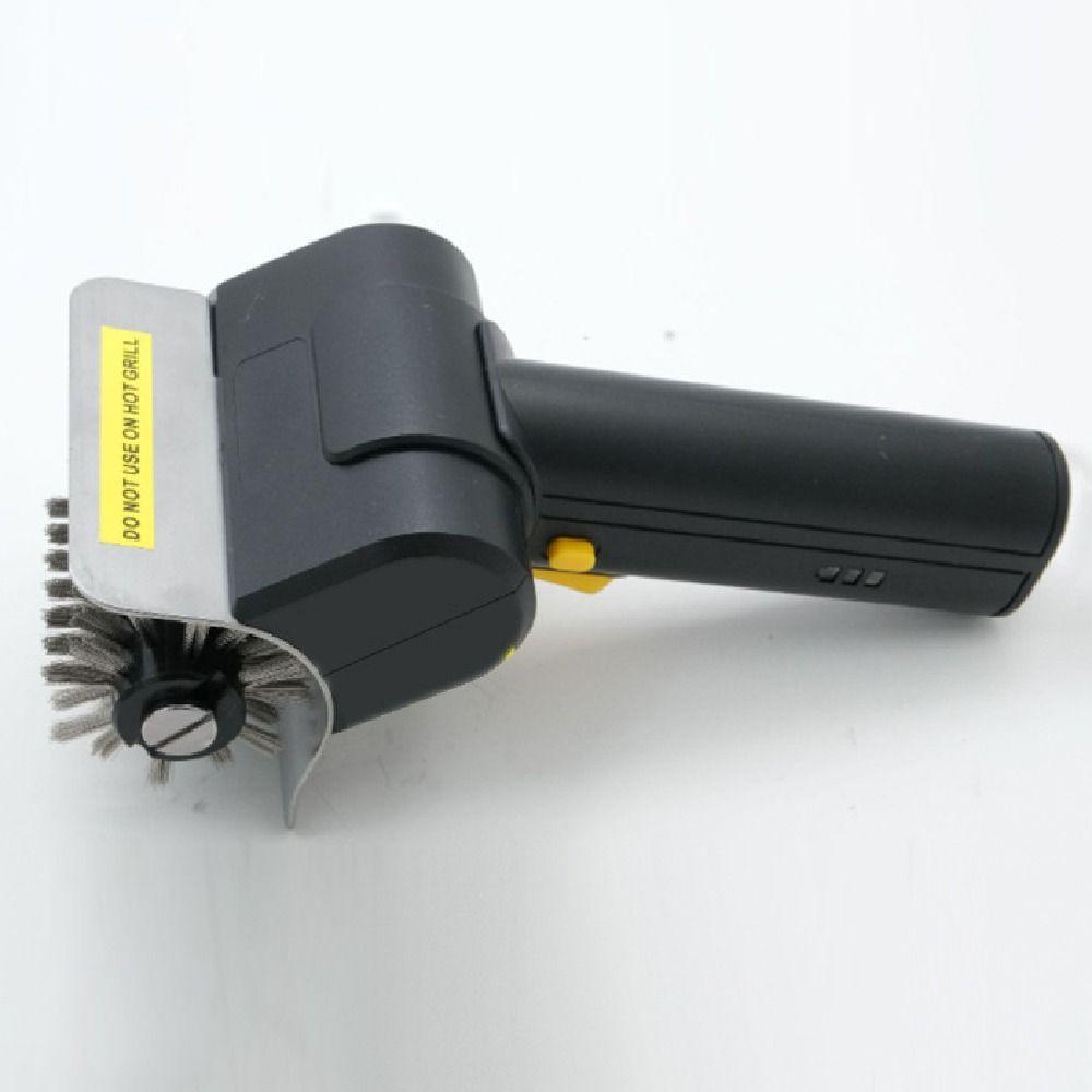 Stainless Steel Electric Grill Brush Portable Roller Grill Cleaner Brush  Outdoor Cooking
