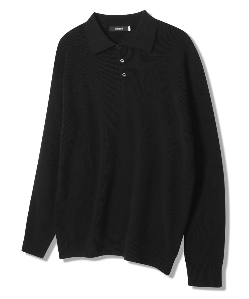 POLYGRAM Long Sleeve Collared Knit - 4 Colors (Type B)