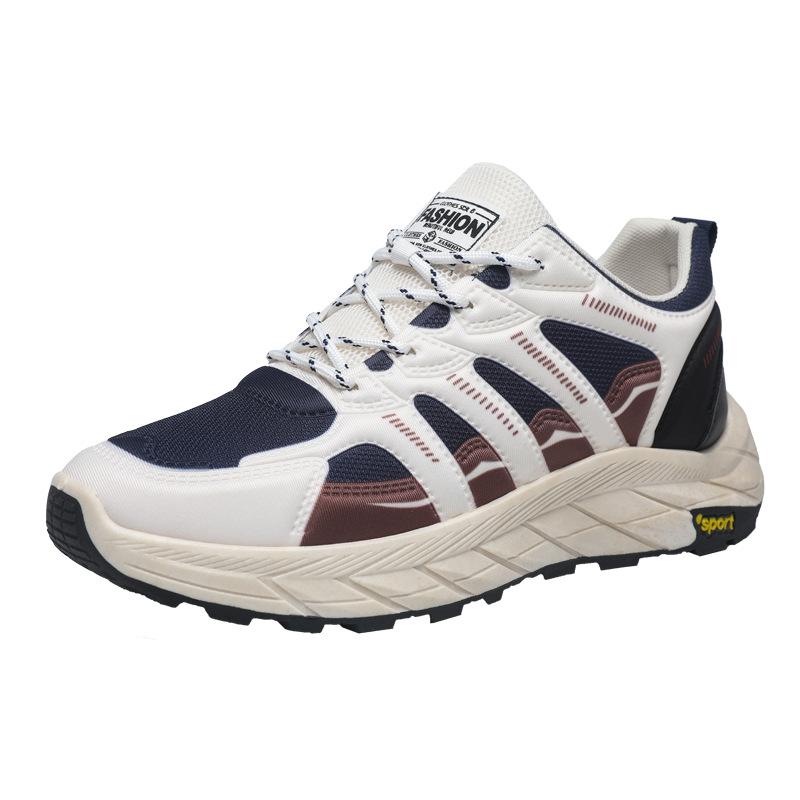 Casual Shoes Men's Shoes Single Shoes Spring and Autumn Mesh Shoes Breathable Fashion Sports Shoes Running Platform Men's Trendy Shoes W-106