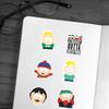 55 шт. наклеек South Park для детей | Мультяшные декали Водонепроницаемые для ноутбука, скейтборда, автомобиля, бутылки для воды Милый мультяшный стикер Подарочный набор