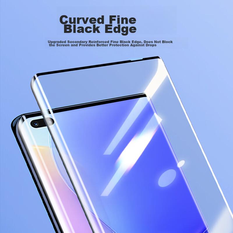 Tempered Glass Screen Protector for Huawei Nova 9 Pro, Compatible with HUAWEI Nova 8 Pro, Full Coverage Ultra-Thin HD Glass Protective Film