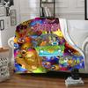 Scooby Doo Flannel Blanket Soft Warm All-Season Throw, Design for Camping, Car Travel, Hiking Sofa, Bed, Office Perfect Gift for Parties