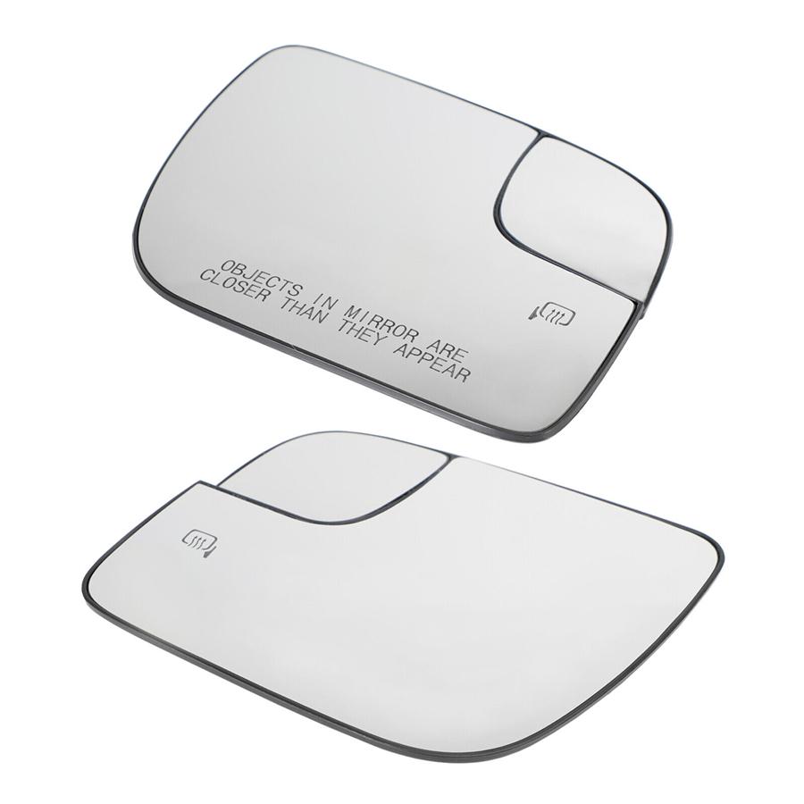Pair Left + Right  Side Wing Mirror Glass W/ Heated Fit For FORD Explorer 2011-2019