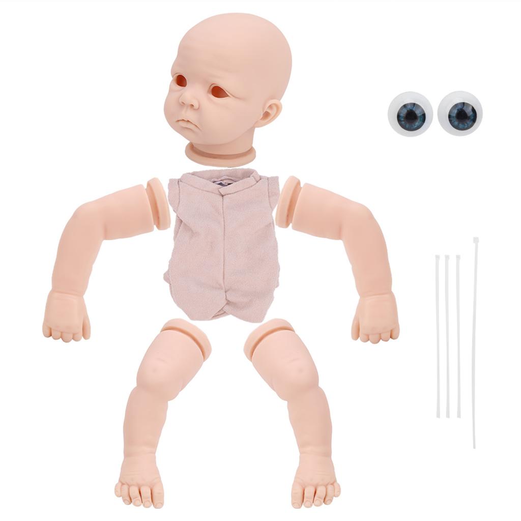 21-дюймовый комплект для куклы Reborn, неокрашенные большие глаза, детали для куклы-девочки, очаровательный подарок для ребенка