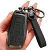 Fashion Metal Key Cover Case for Ford Fusion Mondeo Mustang F-150 Explorer Edge 2015 2016 2017 2018 Car Styling Key Protection Keychain