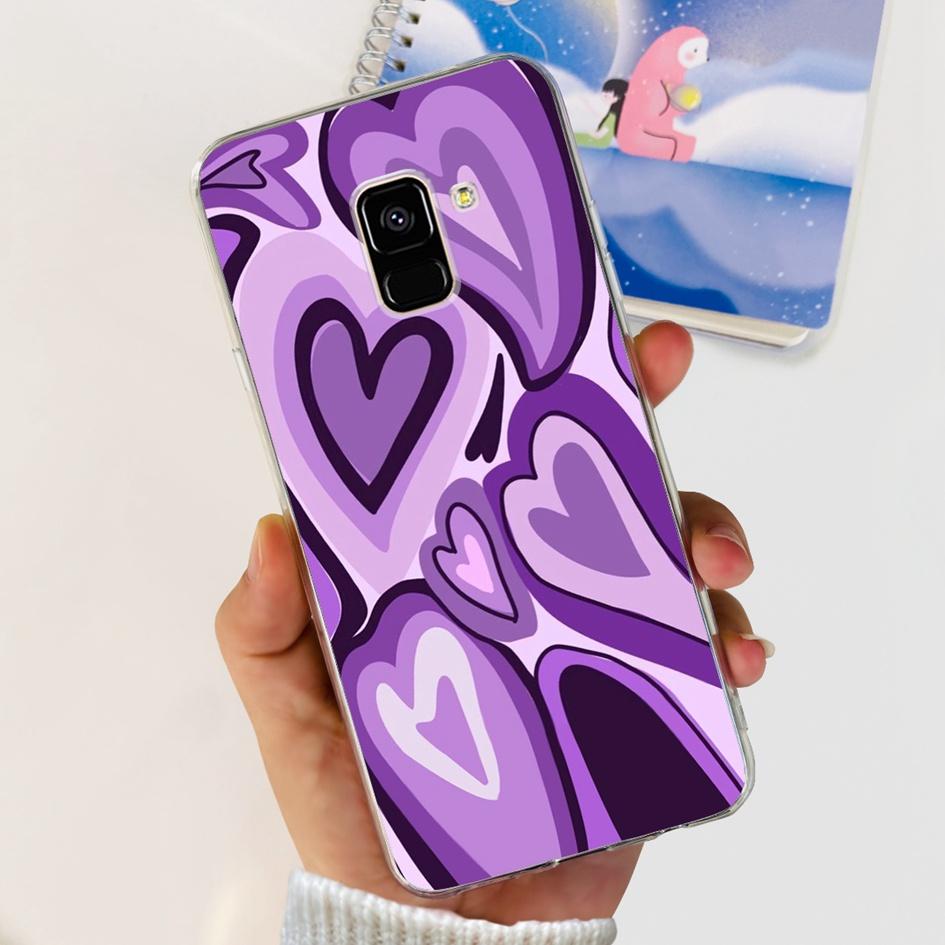 Чехол для Samsung Galaxy A8 2018 / A8 Plus 2018 A530F A730F Силиконовый чехол Популярный цветок одуванчика Мягкий TPU Чехол-защита для телефона