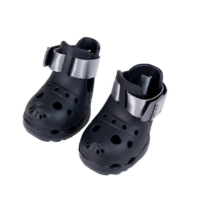 2026 New Plastic Dog Shoes Sandals Breathable Waterproof Non-Slip Soft-Soled Spring Summer Outdoor Protect Your Dogs Paws