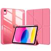 Чехол-подставка из ПУ-кожи с Y-складыванием для iPad 11-го, 10-го, 12-го поколений 11 дюймов 10,9 дюйма 2026 года Автоматический сон Умный прозрачный держатель для карандаша Обложка
