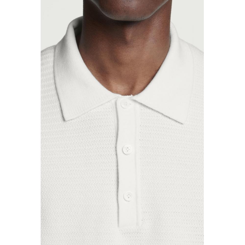 COS Рубашка поло из японского трикотажного хлопка