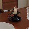 1/2Pcs Vintage Iron Taper Candle Holder Metal Candlestick with Handle Home Living Room Christmas Wedding Party Candle Stand Table Centerpiece
