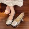 Popular Beautiful Mary Jane Shoes Women's Summer 2025 New Models with Skirts, Fashionable Temperament, Advanced Not Tired Feet, Flat Shoes