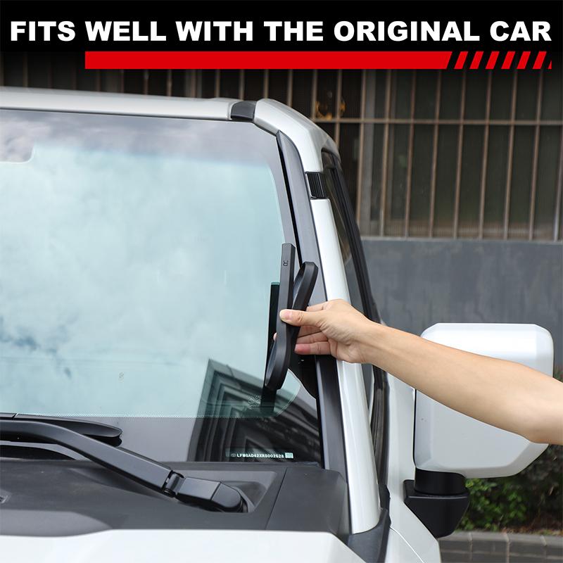 Front Windshield A-pillar Rubber Seal Strip A-pillar Noise Reduction Sealing Strips For Toyota Prado LC250 Lexus GX 2024-2026