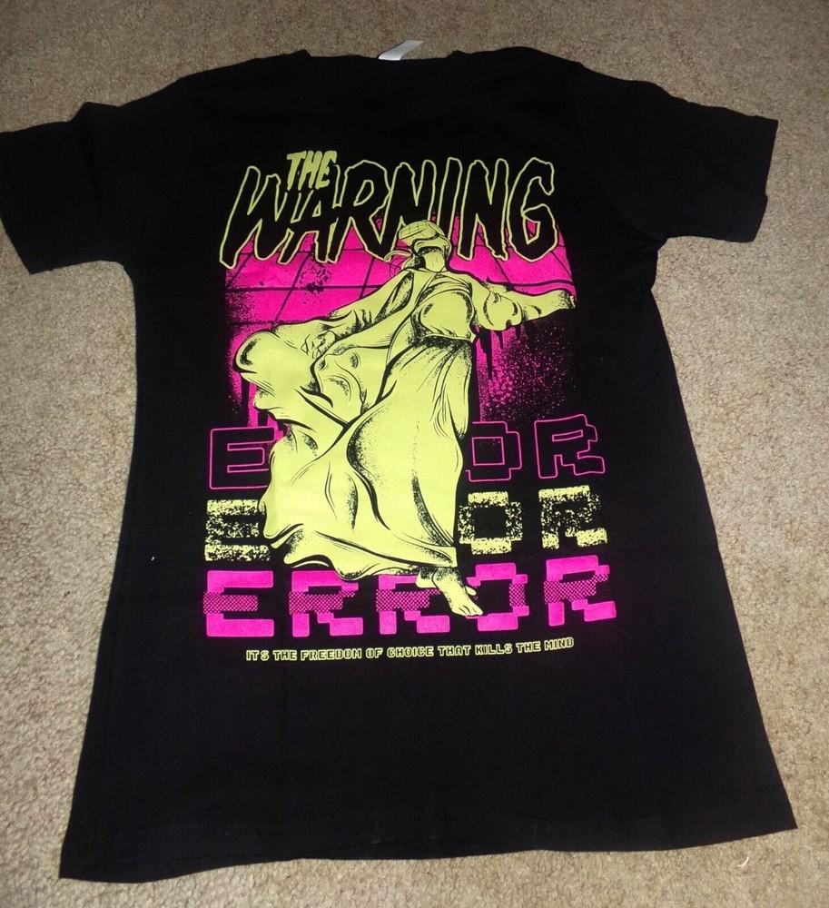 New THE WARNING BAND ERROR LP BLACK Black All Size Shirt Unisex T-Shirt