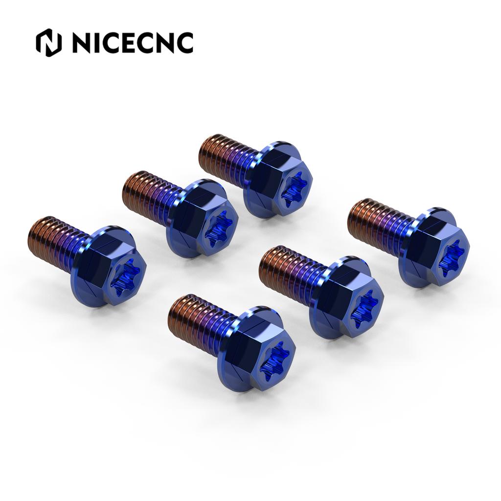 NICECNC Для Surron Light Bee X S L1E M5X10 M6X13 Передние Задние Винты Тормозного Диска Для Segway X160 X260 Электро-кроссовый Велосипед 2025