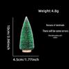 White Mini Christmas Tree Desktop Ornament - Small Christmas Decorations for Window Display