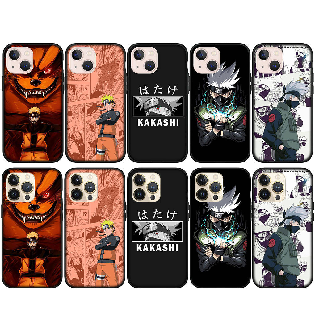 X 15 For 16 Iphone Xr Samsung Galaxy S24 S23 A16 A06 14c A15 Xiaomi Redmi Note 13 12 11 Pro Max 9 14 Plus Huawei Oppo Anime Kakashi Naruto Phone Case