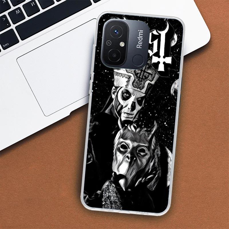 Ghost Papa Emeritus Phone Case For Xiaomi Redmi 12 12C 10 10C 10A 9T 9C 9A 9 8 8A 7 7A 6 6A K20 K30 K40 Pro S2 Fundas Cover