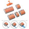 5/10 Pcs PCT Universal Wire Fast Connector Insulated Terminals Compact Hard Soft Wire Joints 2/3/4/5/8-way/Pedestal