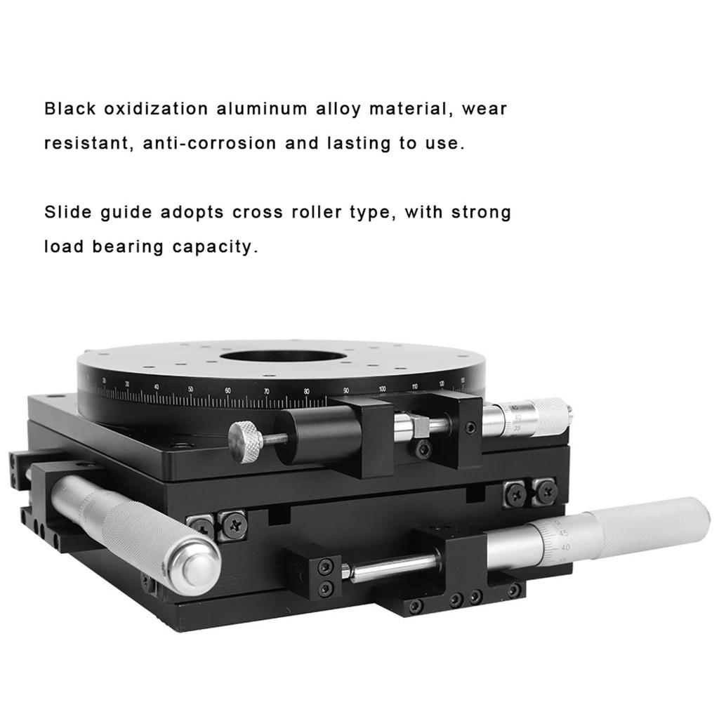 SEMXYR160 XYR 3-осевая 160x160 мм платформа точной настройки Оптический стол смещения Поперечная направляющая