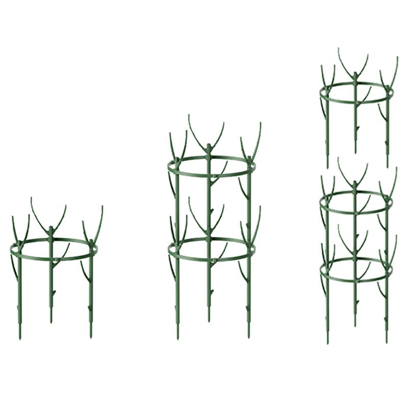Plant Support Pile Plastic Semicircle Climbing Vines Stake Bonsai Flower Stand Cage Garden Plant Grow Fixing Rod Rack